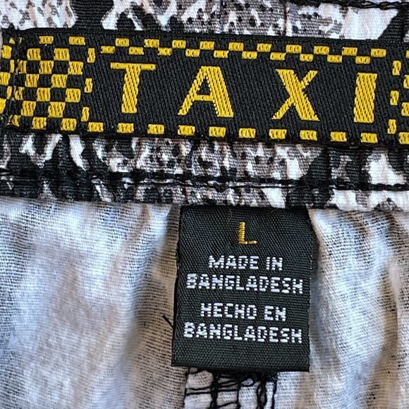 TAXI Junior's Snakeskin Ankle Jeggings Button Fly Elastic Paper Bag Waist  Large - Picture 7 of 8